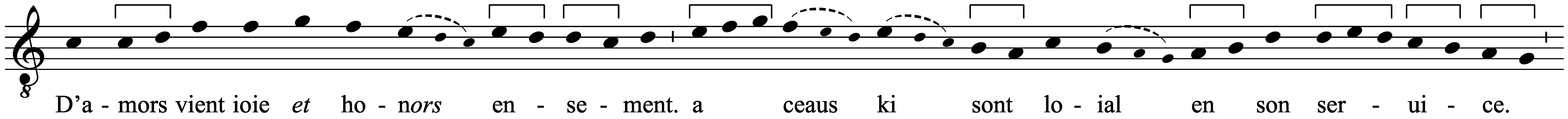 Work musical notation